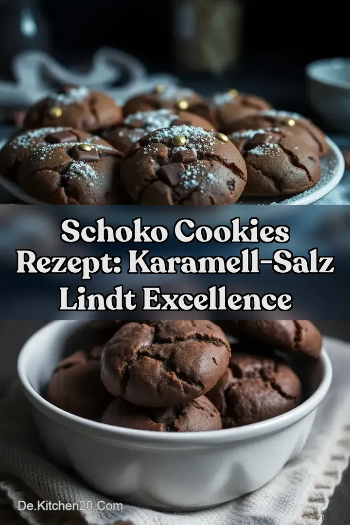 Schoko Cookies Rezept: Karamell-Salz Lindt Excellence