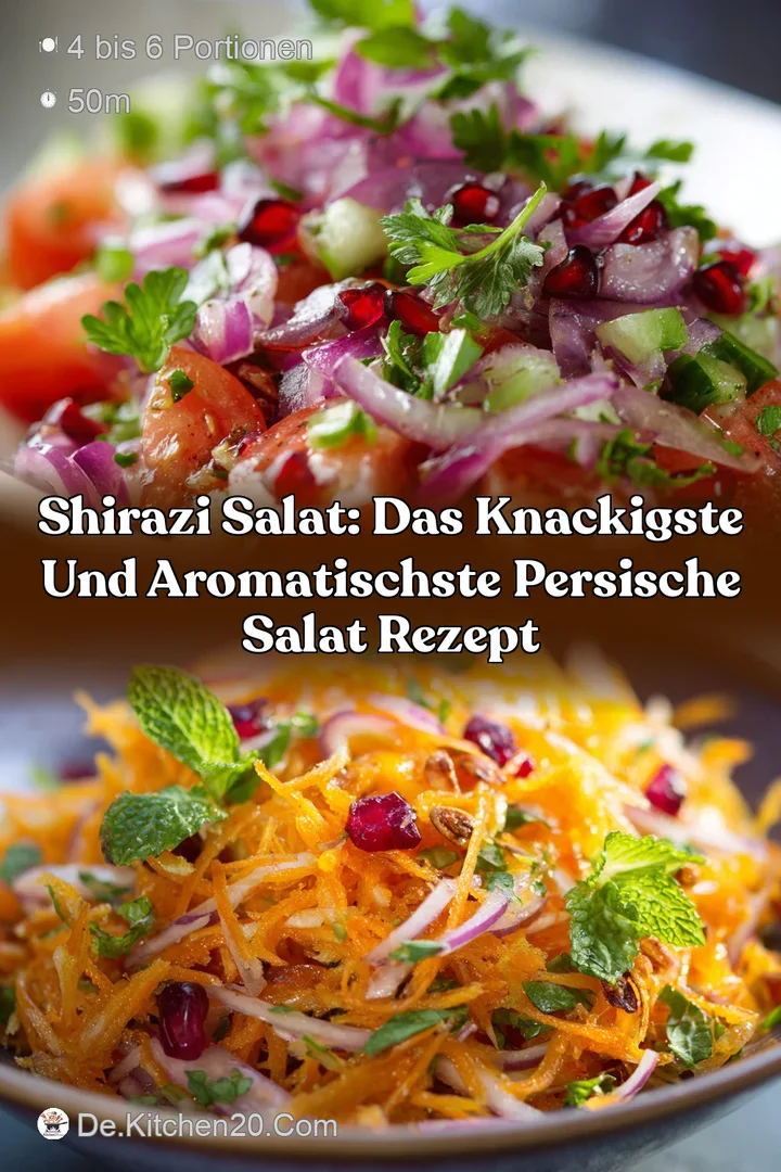Shirazi Salat: Das knackigste und aromatischste Persische Salat Rezept