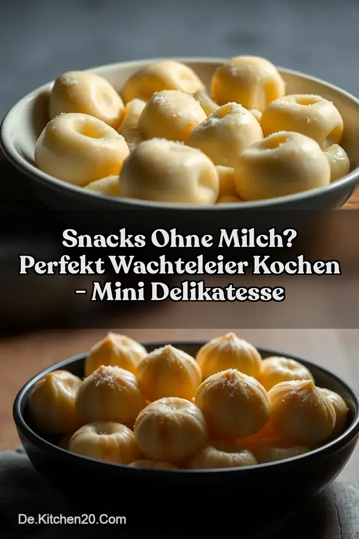 Snacks ohne Milch? Perfekt Wachteleier kochen - Mini Delikatesse