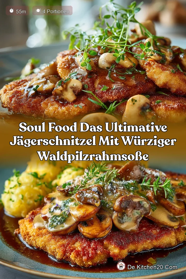Soul Food Das ultimative Jägerschnitzel mit würziger WaldpilzRahmsoße