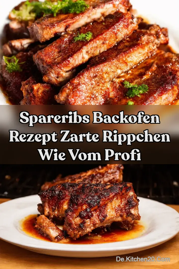 Spareribs Backofen Rezept Zarte Rippchen Wie vom Profi