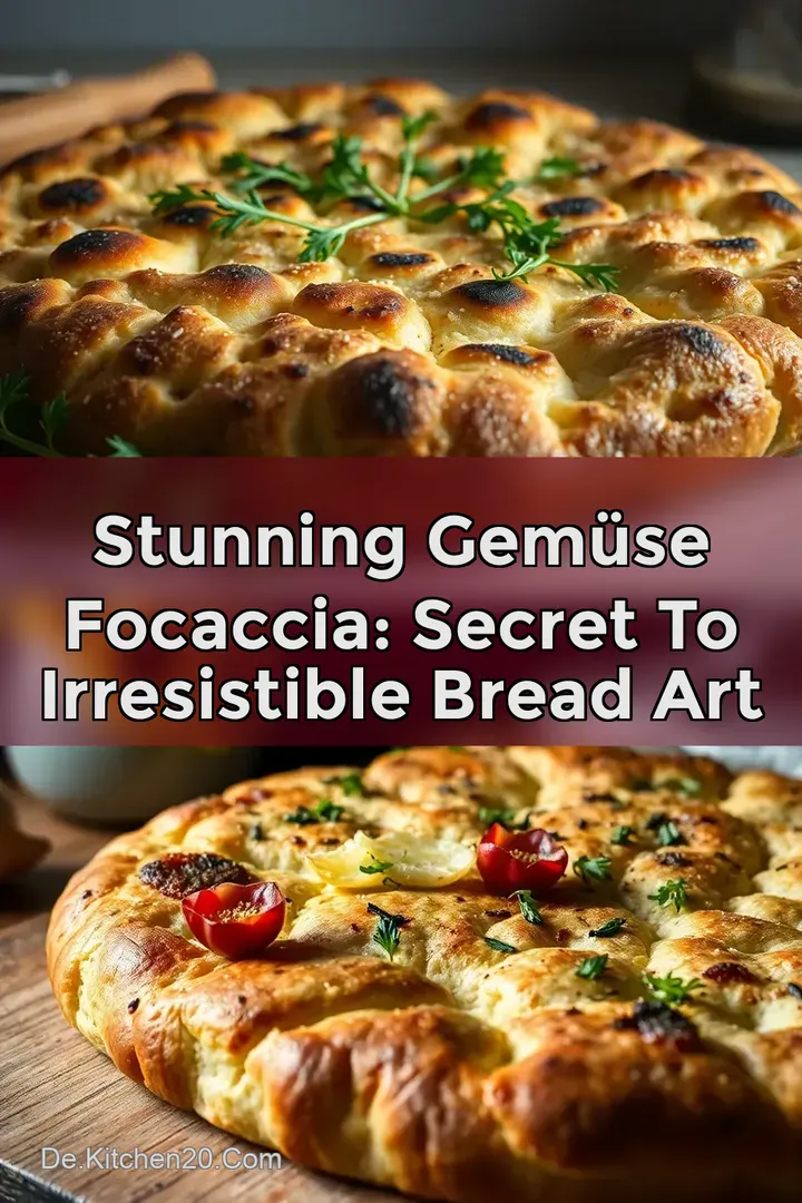 Stunning Gem&uuml;se Focaccia: Secret To Irresistible Bread Art