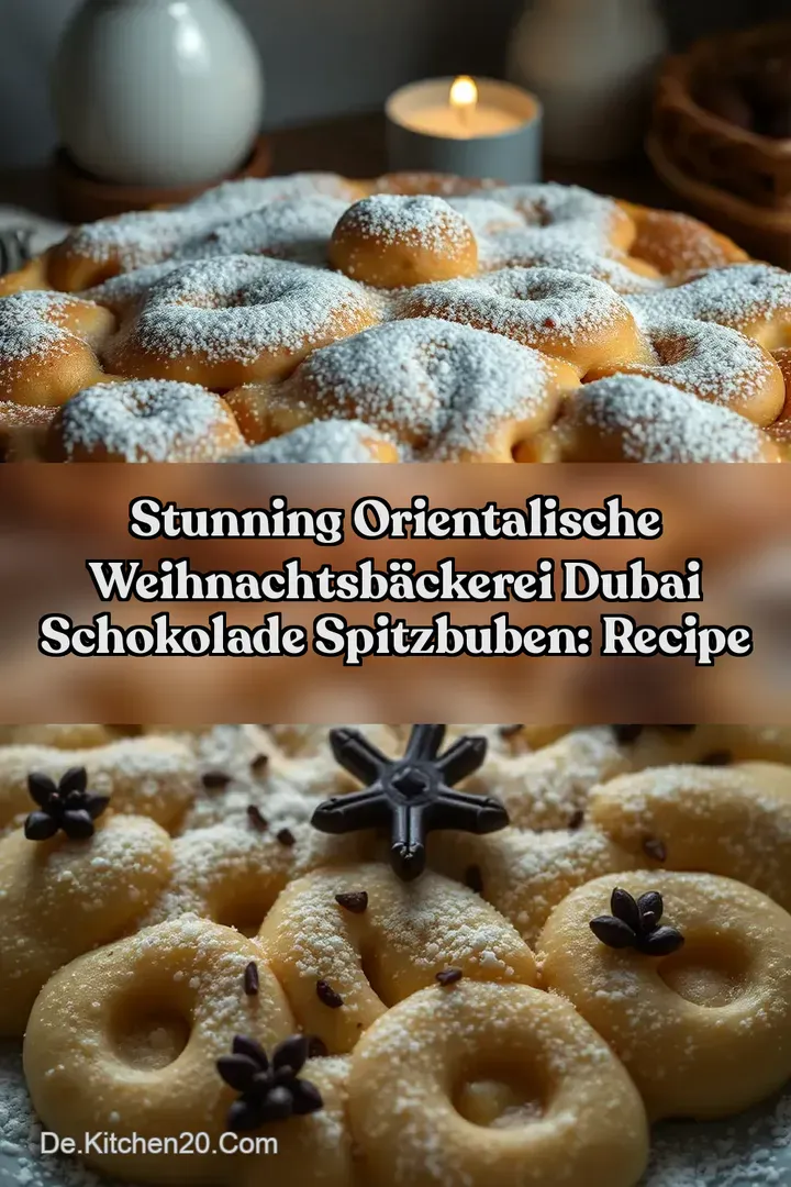 Stunning Orientalische Weihnachtsb&auml;ckerei Dubai Schokolade Spitzbuben: Recipe
