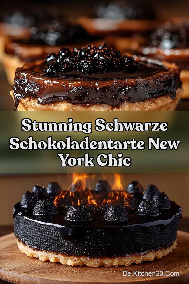 Stunning Schwarze Schokoladentarte New York Chic