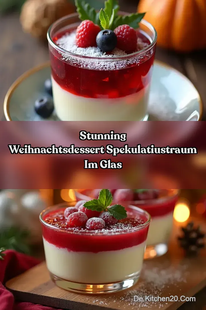 Stunning Weihnachtsdessert SpekulatiusTraum im Glas