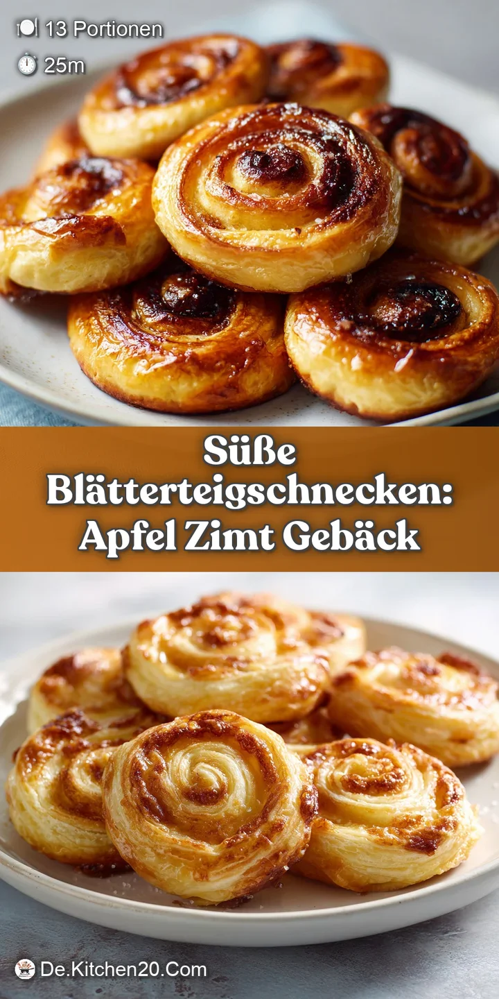 Close-up of a sweet puff pastry swirl, revealing layers of buttery dough and a caramelized, sugary filling. Warm and invit...