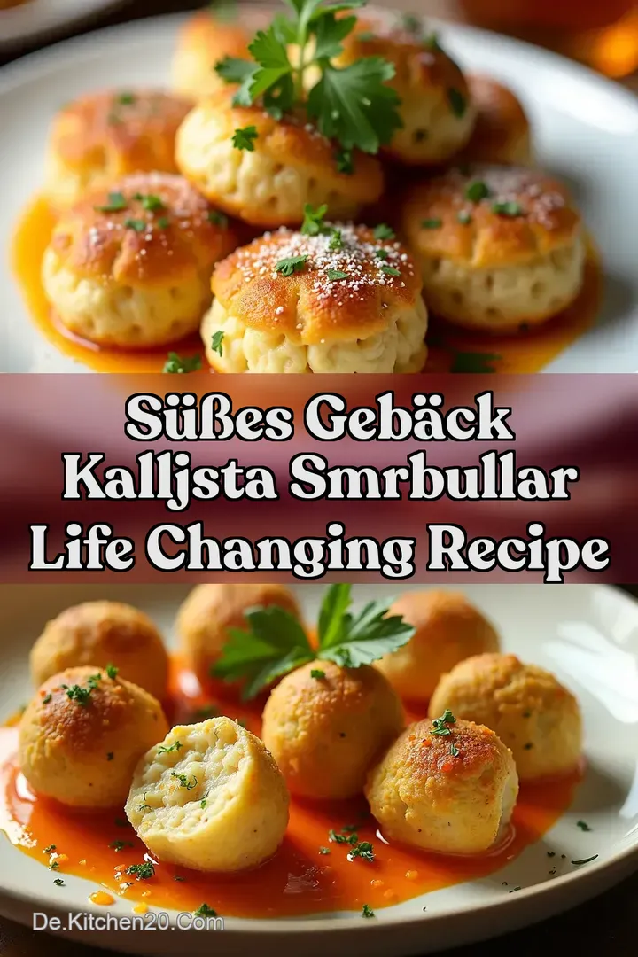 S&uuml;&szlig;es Geb&auml;ck Kalljsta smrbullar Life Changing Recipe