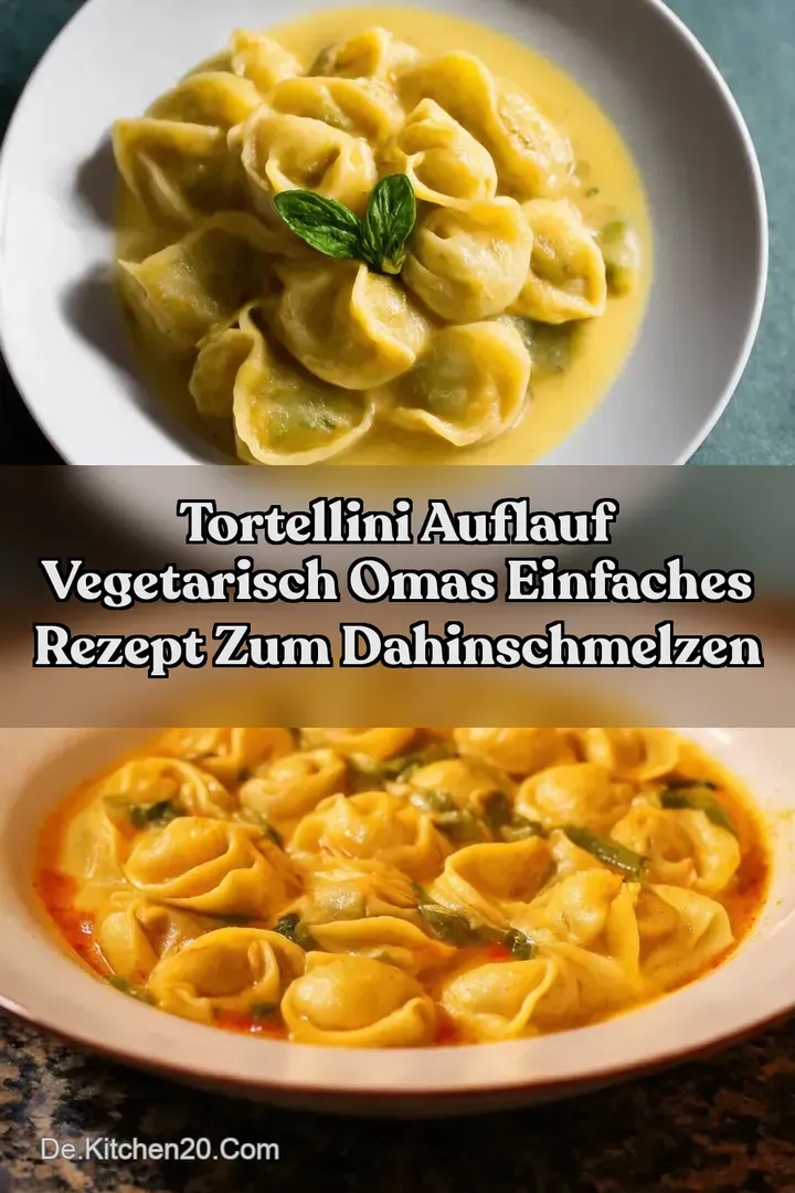 Tortellini Auflauf Vegetarisch Omas Einfaches Rezept zum Dahinschmelzen