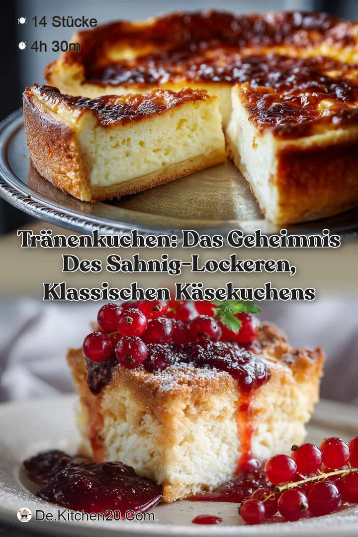 Tr&auml;nenkuchen: Das Geheimnis des sahnig-lockeren klassischen K&auml;sekuchens
