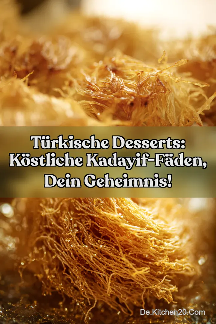 T&uuml;rkische Desserts: K&ouml;stliche Kadayif-F&auml;den Dein Geheimnis!