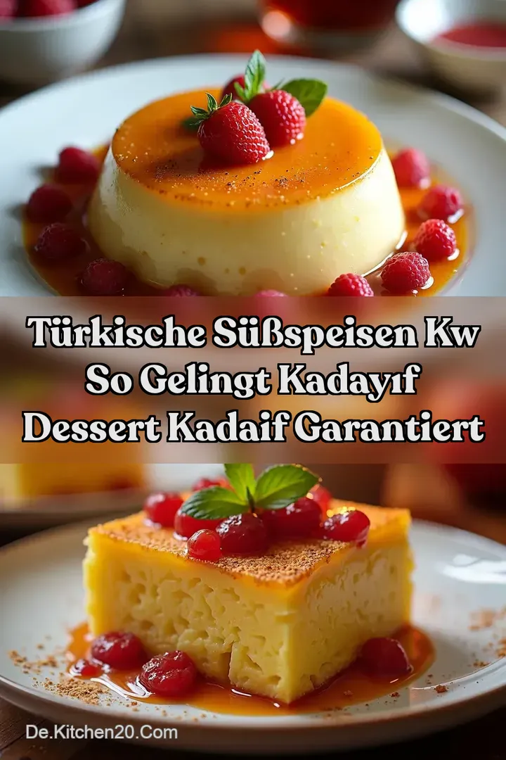 T&uuml;rkische S&uuml;&szlig;speisen kw So gelingt Kadayıf Dessert Kadaif garantiert