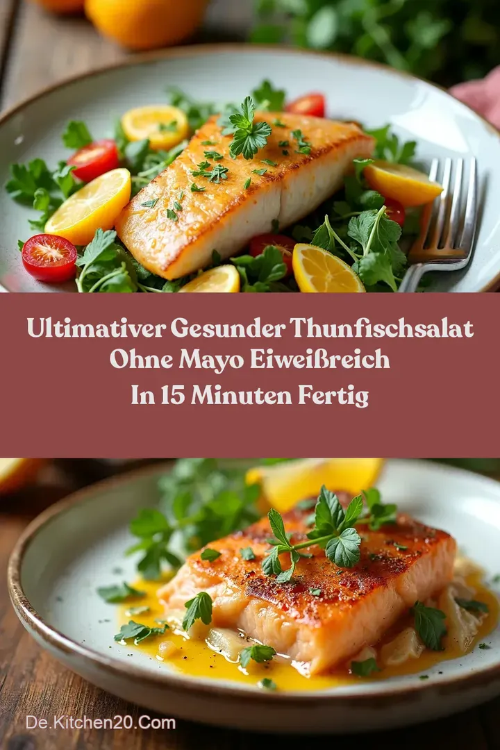 Ultimativer Gesunder Thunfischsalat Ohne Mayo Eiwei&szlig;reich In 15 Minuten Fertig