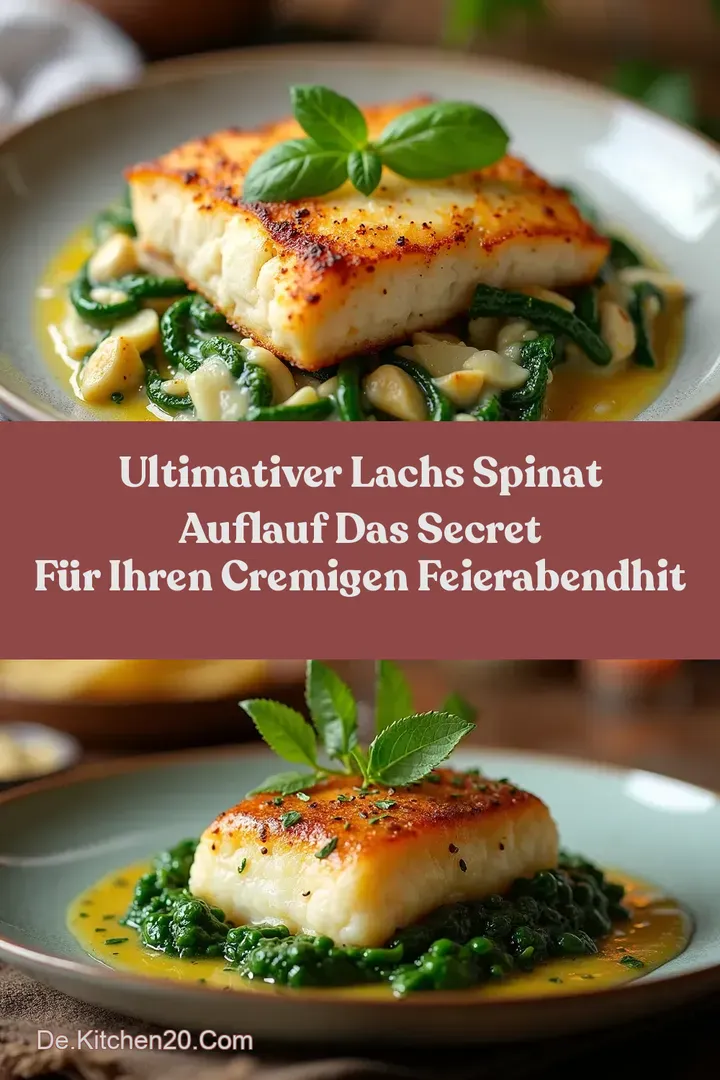 Ultimativer Lachs Spinat Auflauf Das Secret f&uuml;r Ihren cremigen FeierabendHit