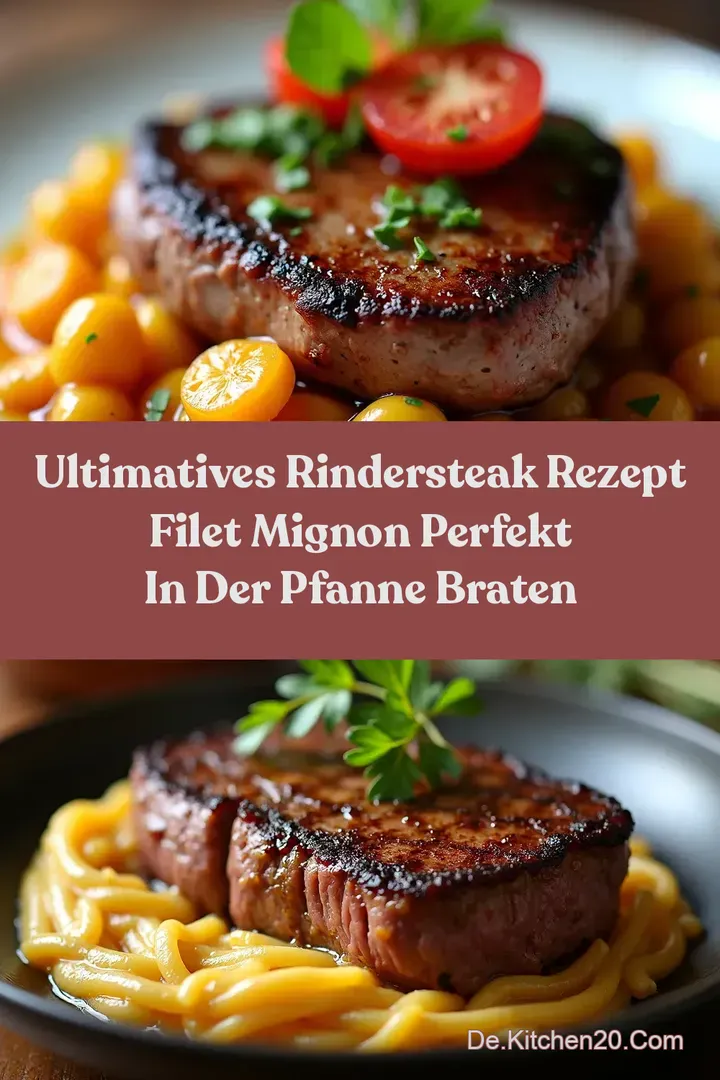 Ultimatives Rindersteak Rezept Filet Mignon perfekt in der Pfanne Braten