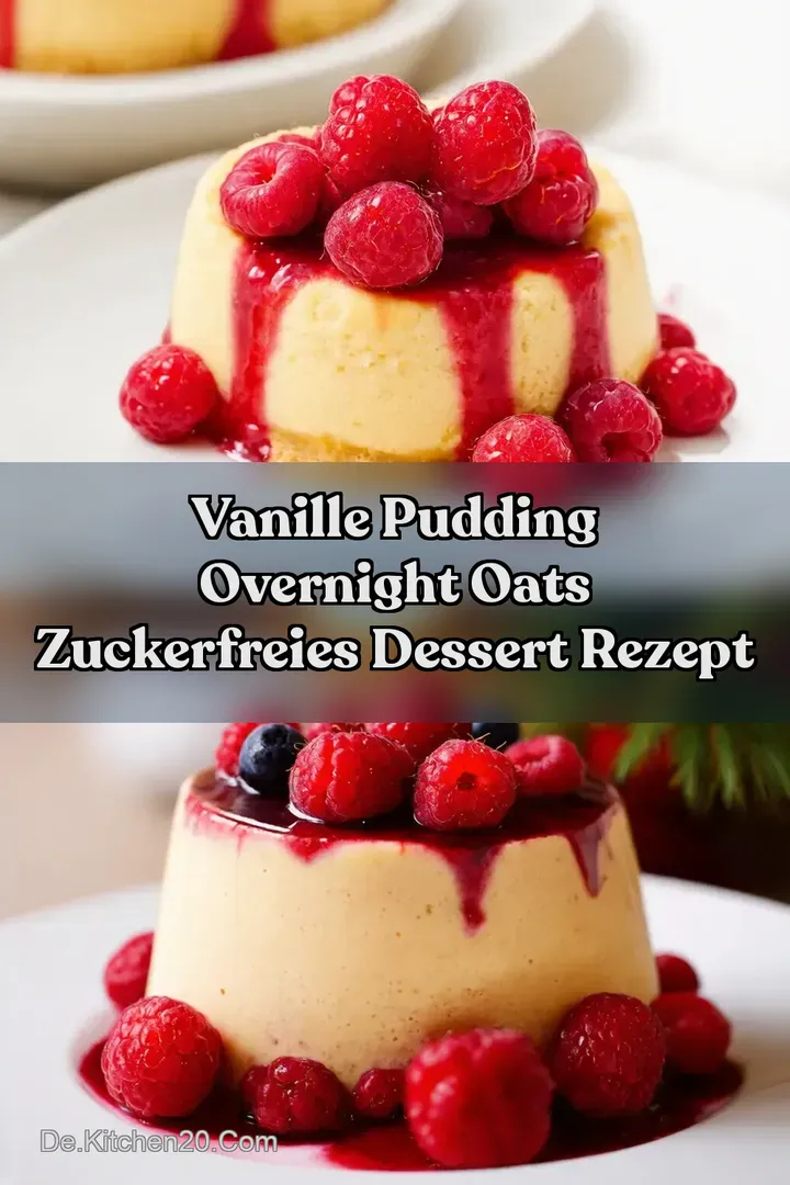 Vanille Pudding Overnight Oats Zuckerfreies Dessert Rezept