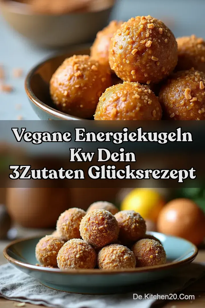 Vegane Energiekugeln kw Dein 3Zutaten Gl&uuml;cksrezept