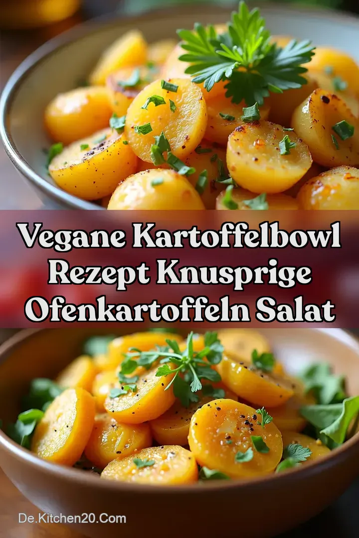 Vegane Kartoffelbowl Rezept Knusprige Ofenkartoffeln Salat