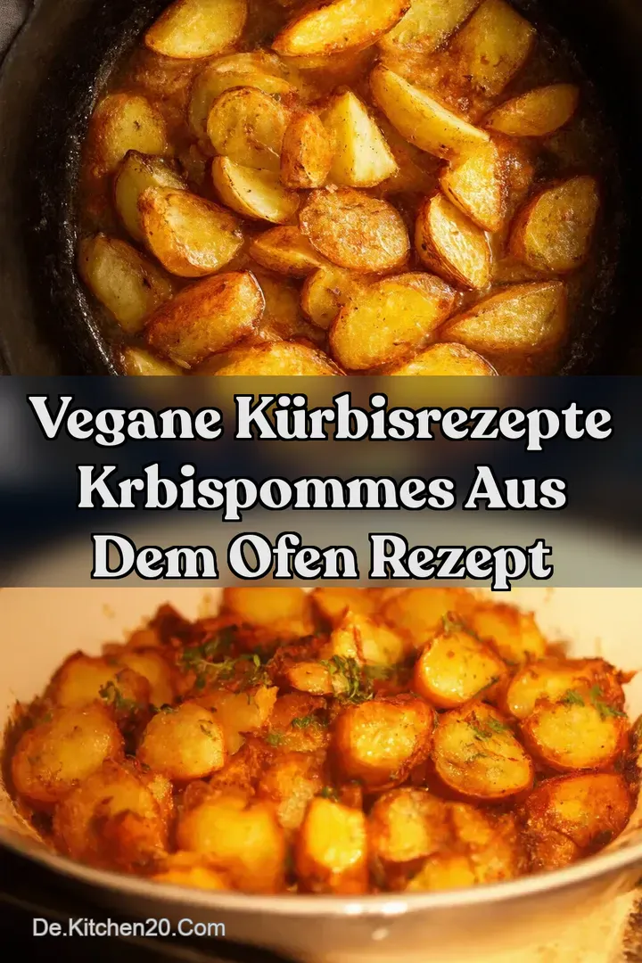 Vegane K&uuml;rbisrezepte Krbispommes aus dem Ofen Rezept