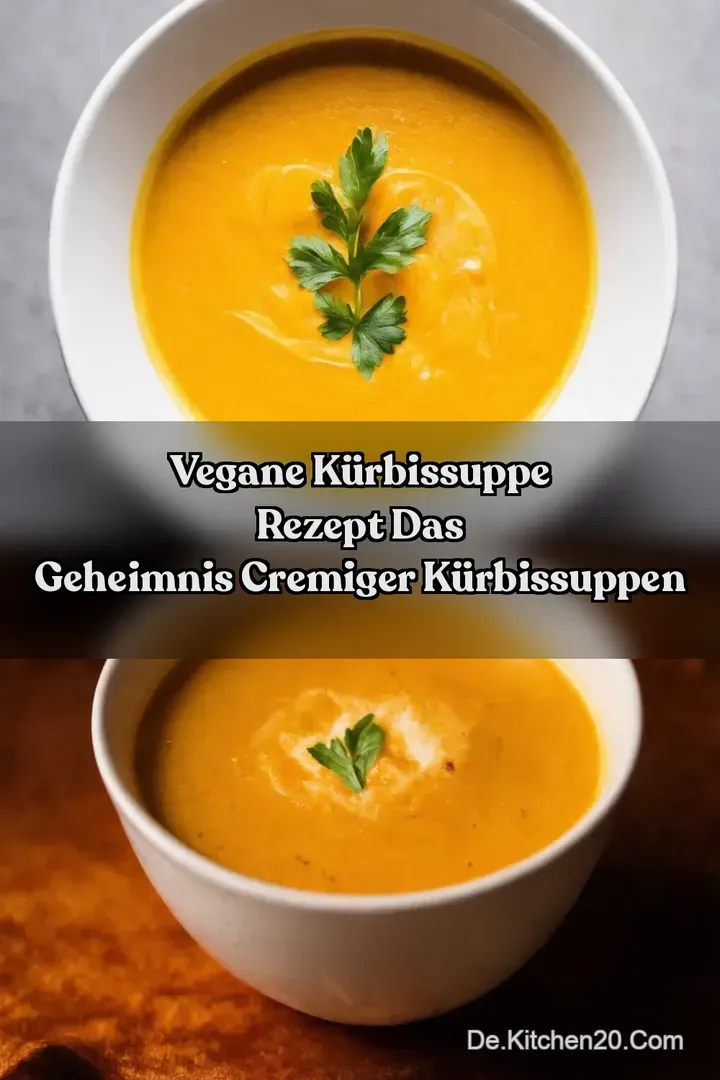 Vegane K&uuml;rbissuppe Rezept Das Geheimnis Cremiger K&uuml;rbissuppen