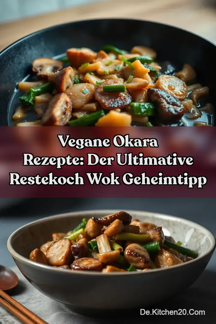 Vegane Okara Rezepte: Der ultimative Restekoch Wok Geheimtipp