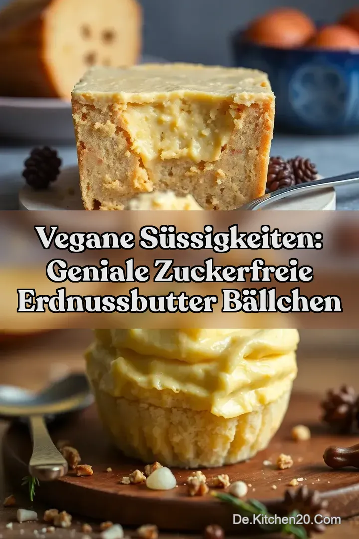 Vegane S&uuml;ssigkeiten: Geniale Zuckerfreie Erdnussbutter B&auml;llchen