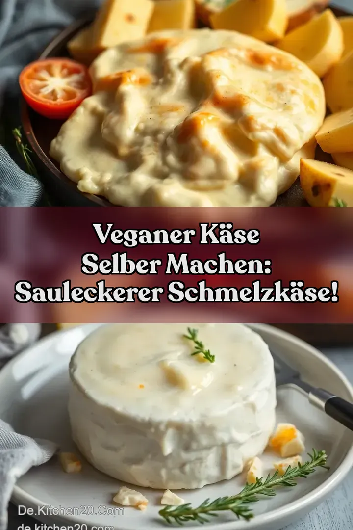 Veganer K&auml;se selber machen: Sauleckerer Schmelzk&auml;se!