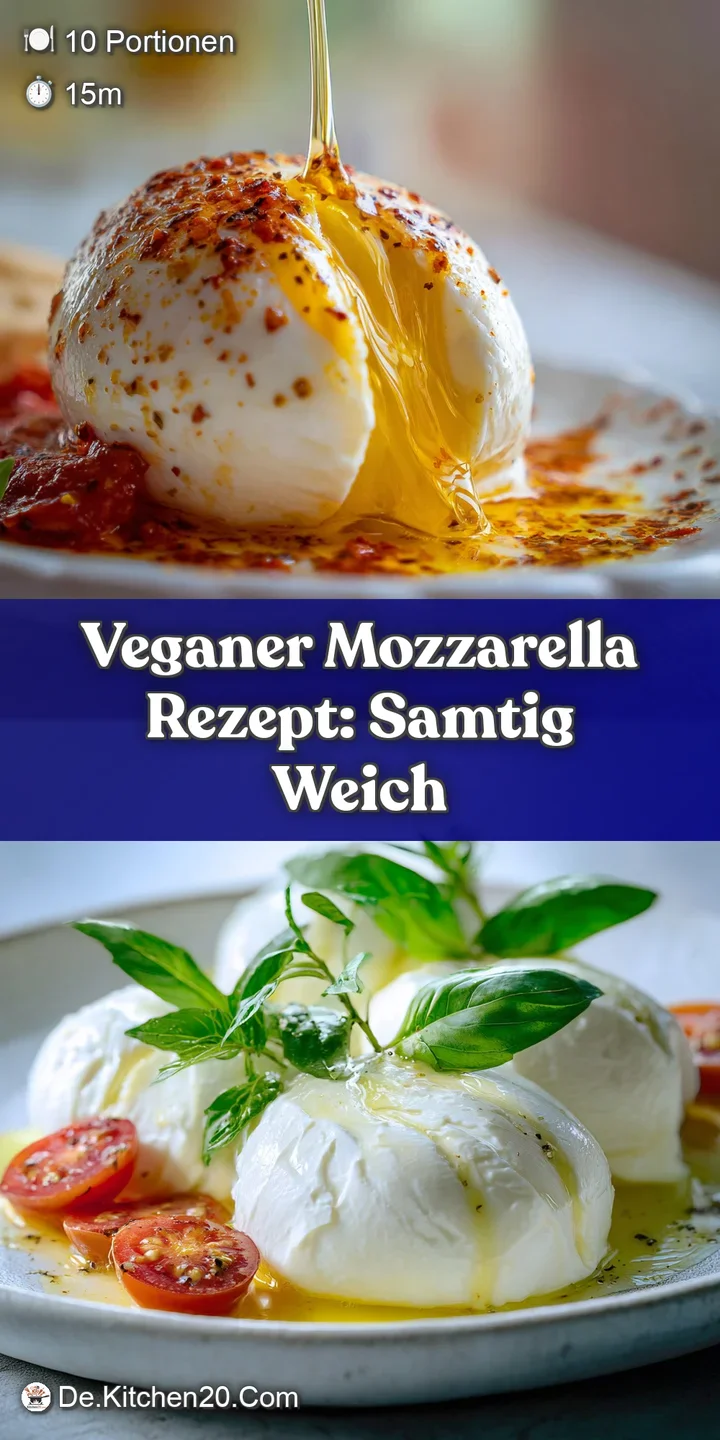 Close-up of bubbling, perfectly melted vegan mozzarella, showcasing its creamy, glossy texture and irresistible golden pat...