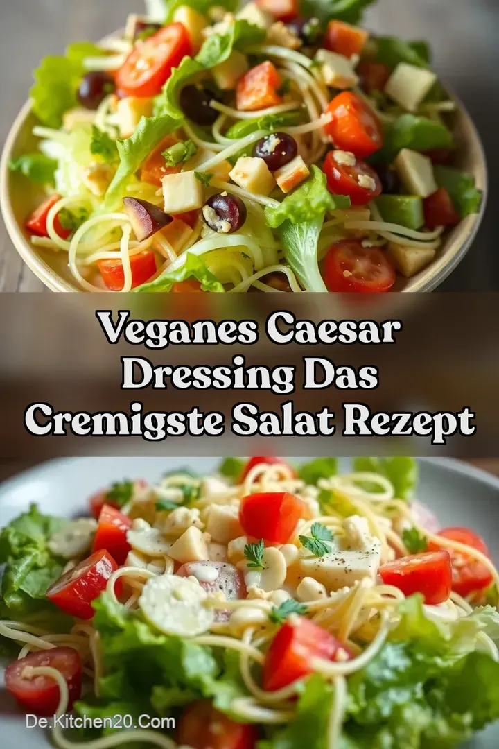 Veganes Caesar Dressing Das cremigste Salat Rezept