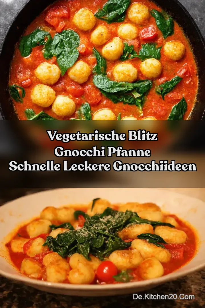 Vegetarische Blitz Gnocchi Pfanne Schnelle Leckere GnocchiIdeen