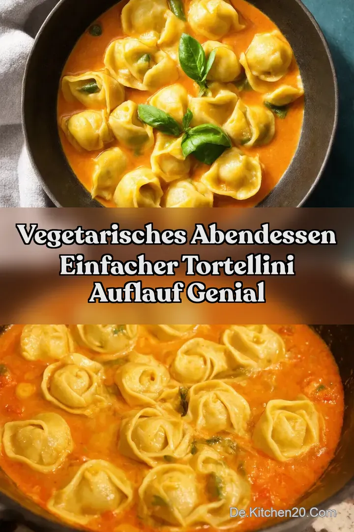 Vegetarisches Abendessen Einfacher Tortellini Auflauf Genial