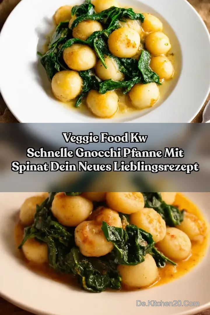 Veggie Food kw Schnelle Gnocchi Pfanne mit Spinat Dein neues Lieblingsrezept