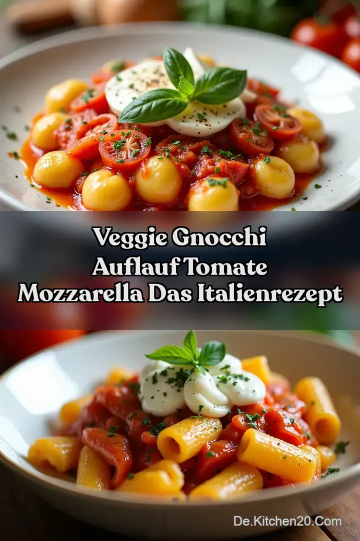 Veggie Gnocchi Auflauf Tomate Mozzarella Das ItalienRezept