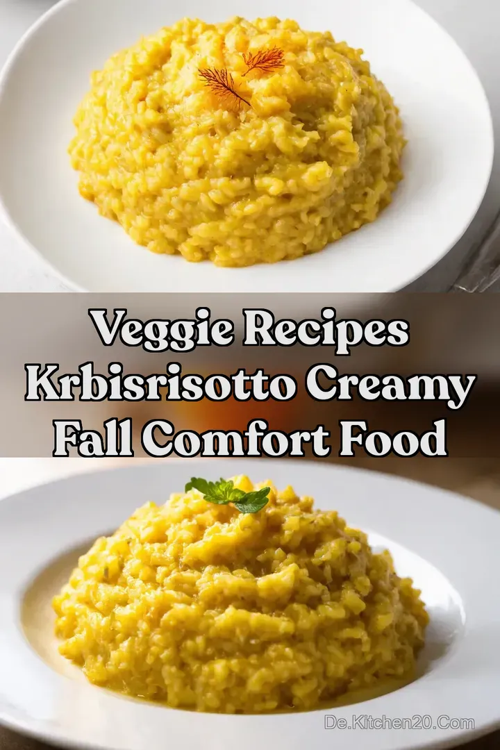 Veggie Recipes Krbisrisotto Creamy Fall Comfort Food