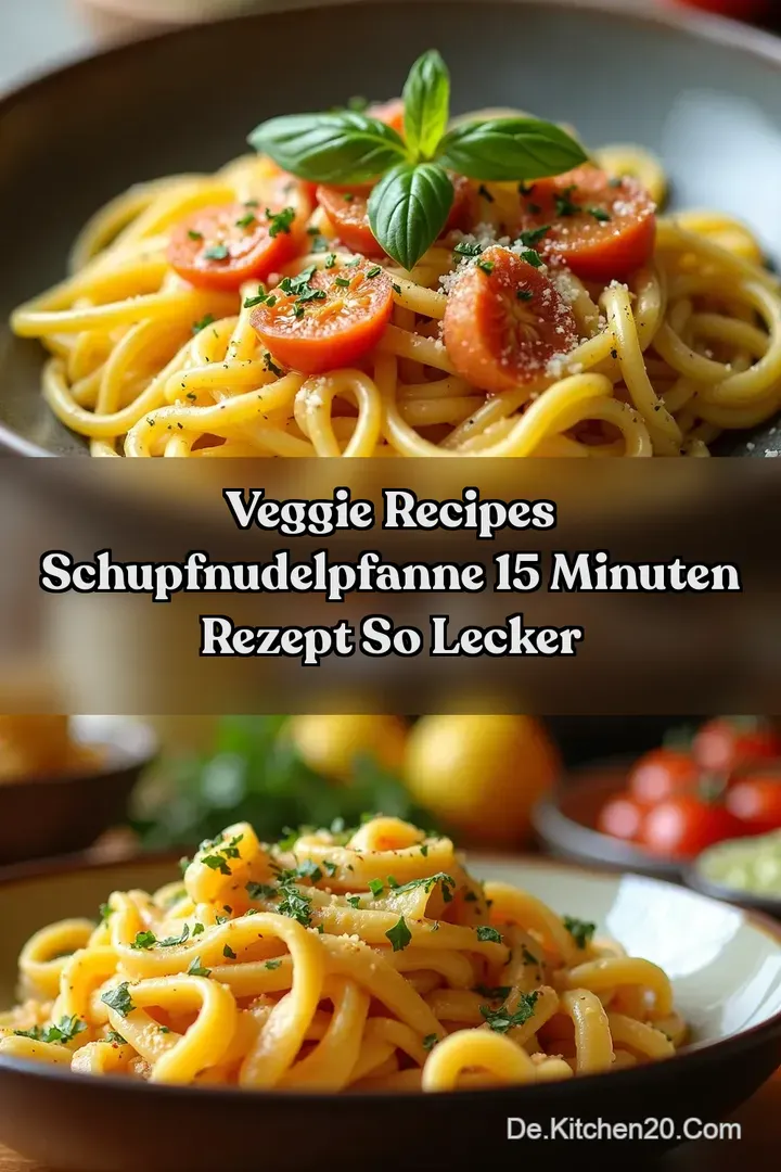 Veggie Recipes Schupfnudelpfanne 15 Minuten Rezept so lecker