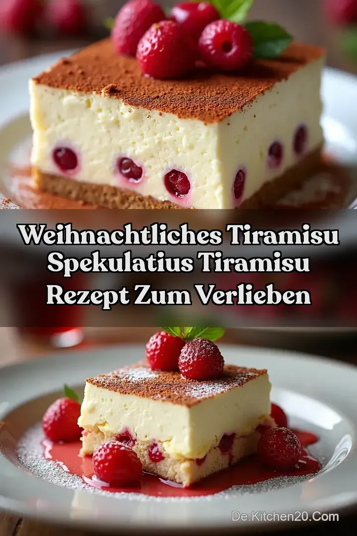 Weihnachtliches Tiramisu Spekulatius Tiramisu Rezept zum Verlieben