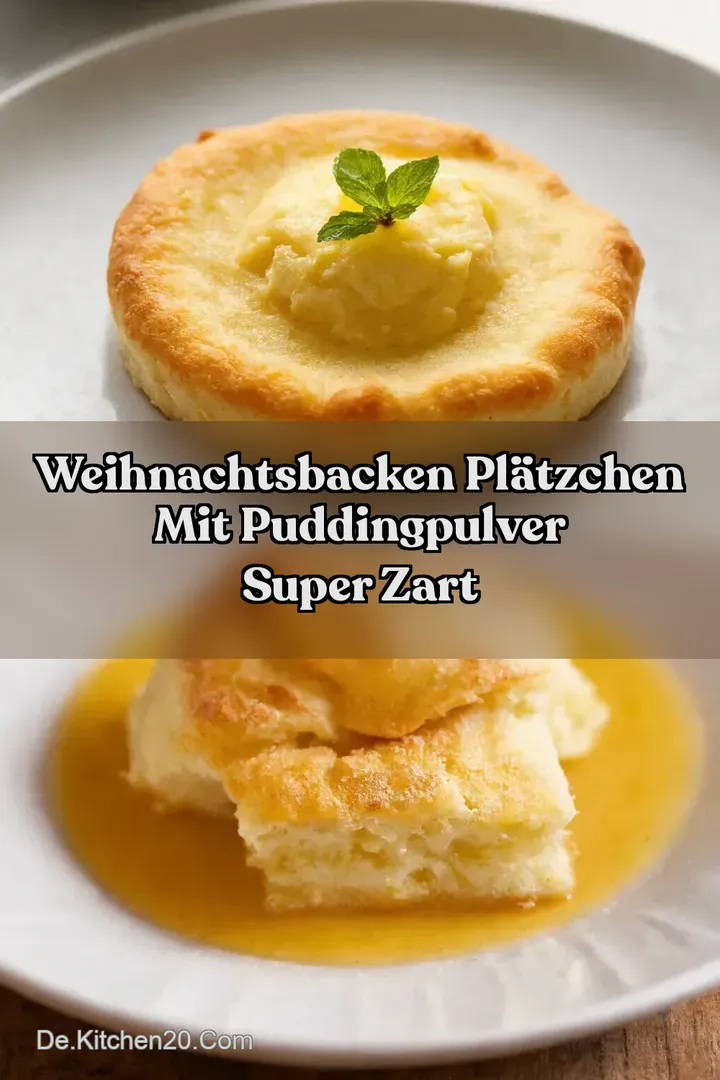 Weihnachtsbacken Pl&auml;tzchen mit Puddingpulver super zart