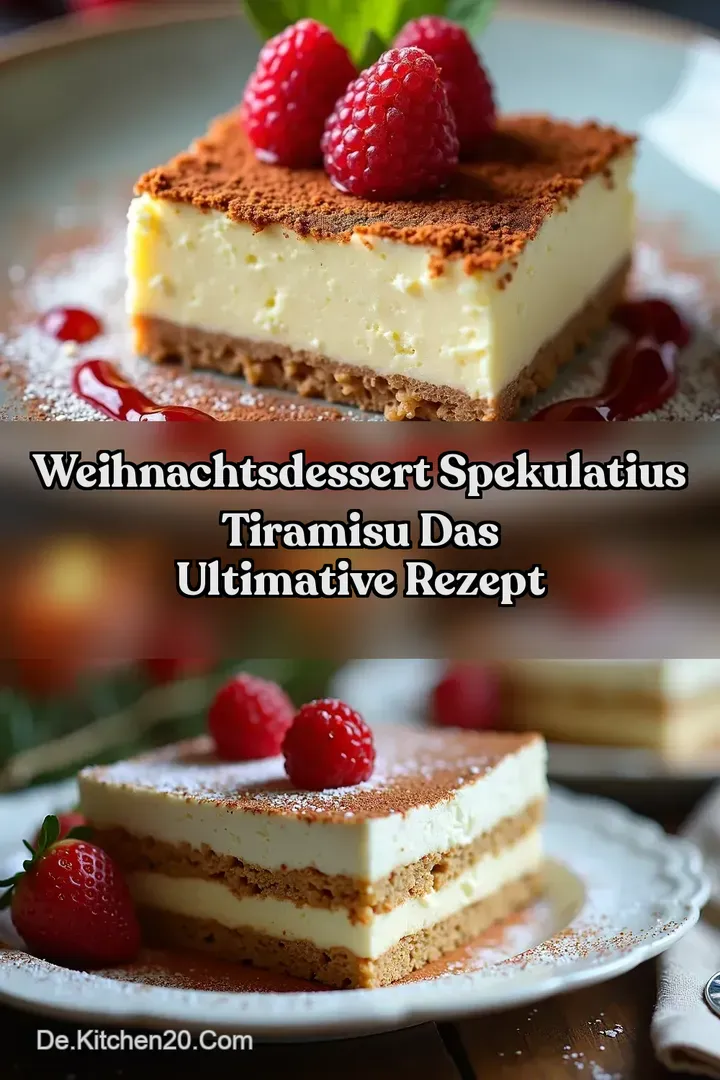 Weihnachtsdessert Spekulatius Tiramisu Das ultimative Rezept