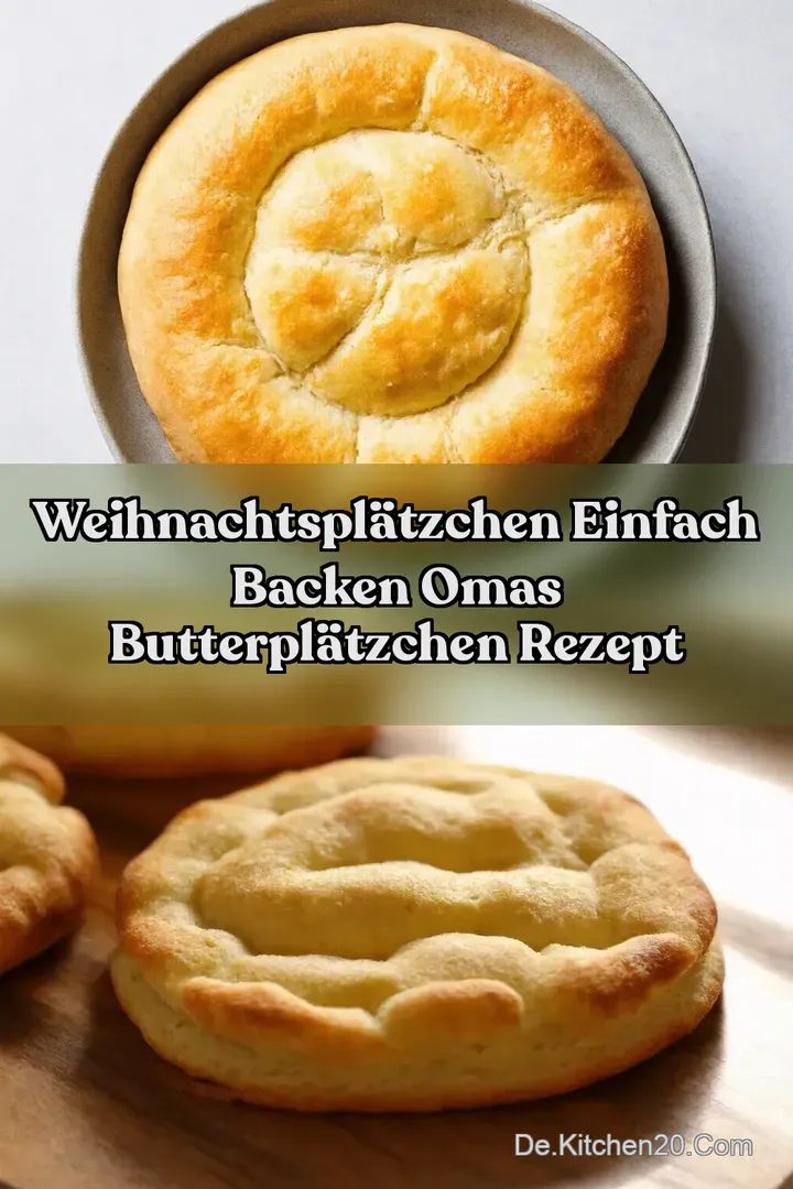 Weihnachtspl&auml;tzchen einfach backen Omas Butterpl&auml;tzchen Rezept