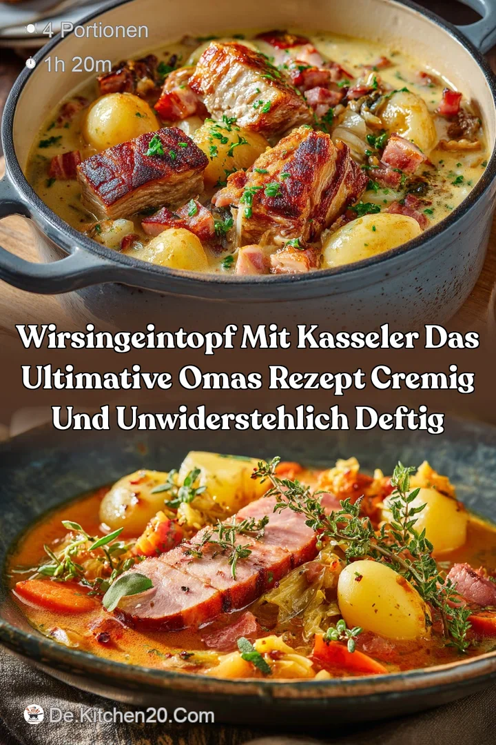 Wirsingeintopf mit Kasseler Das ultimative Omas Rezept Cremig und unwiderstehlich deftig