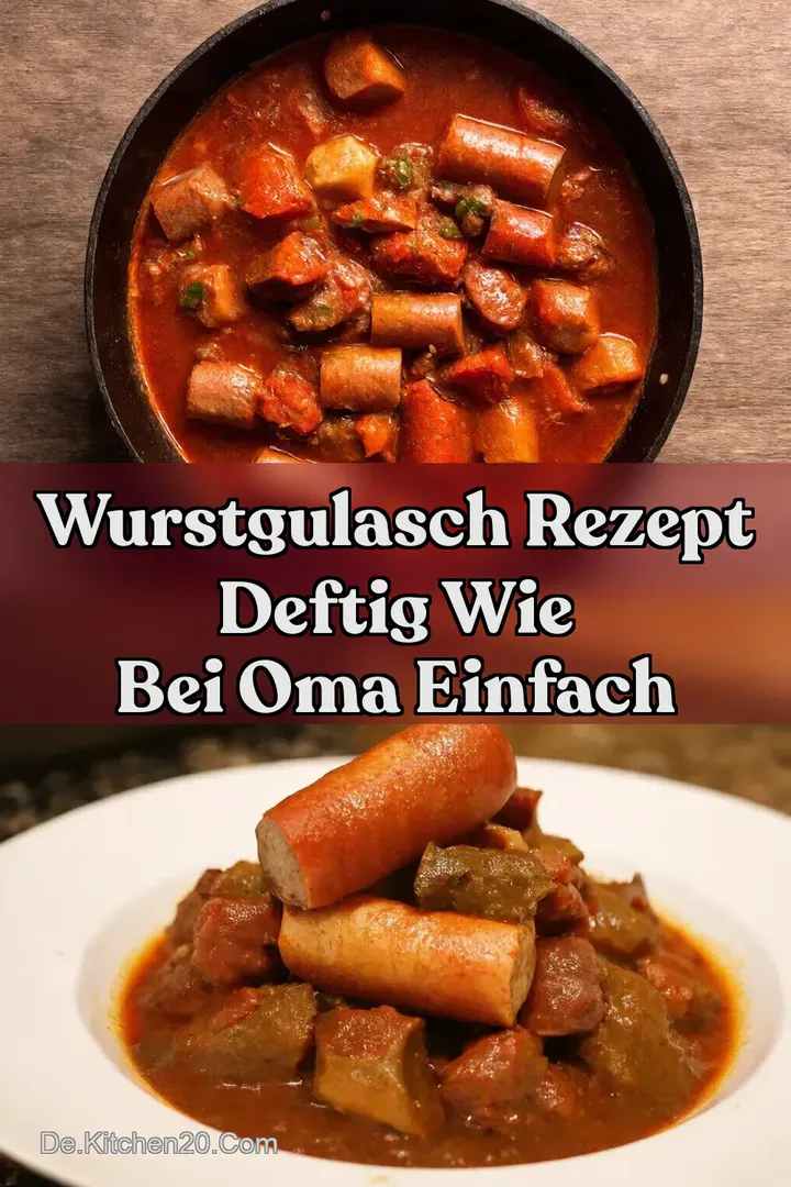Wurstgulasch Rezept Deftig wie bei Oma Einfach