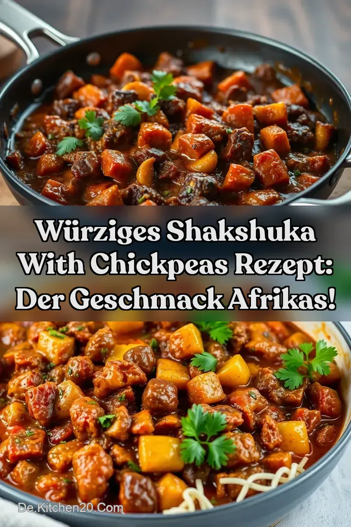 W&uuml;rziges Shakshuka With Chickpeas Rezept: Der Geschmack Afrikas!
