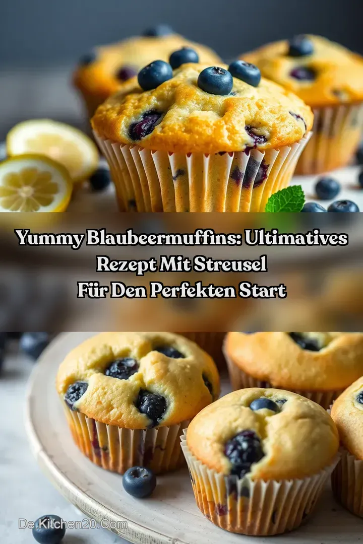 Yummy Blaubeermuffins: Ultimatives Rezept mit Streusel f&uuml;r den perfekten Start
