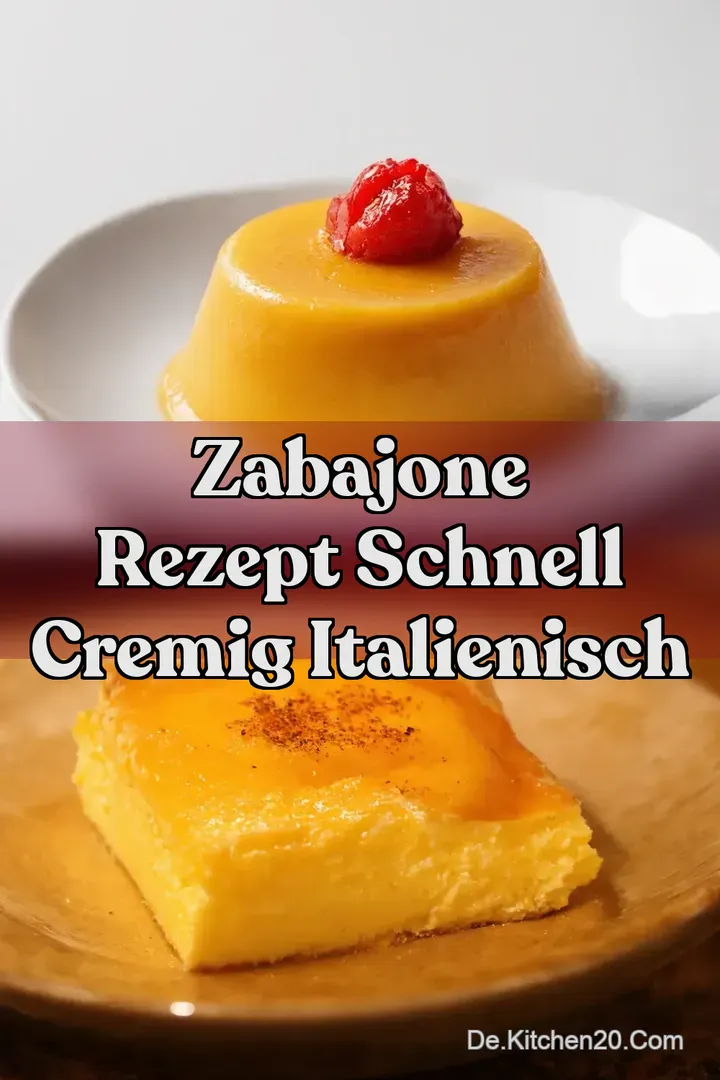Zabajone Rezept Schnell Cremig Italienisch