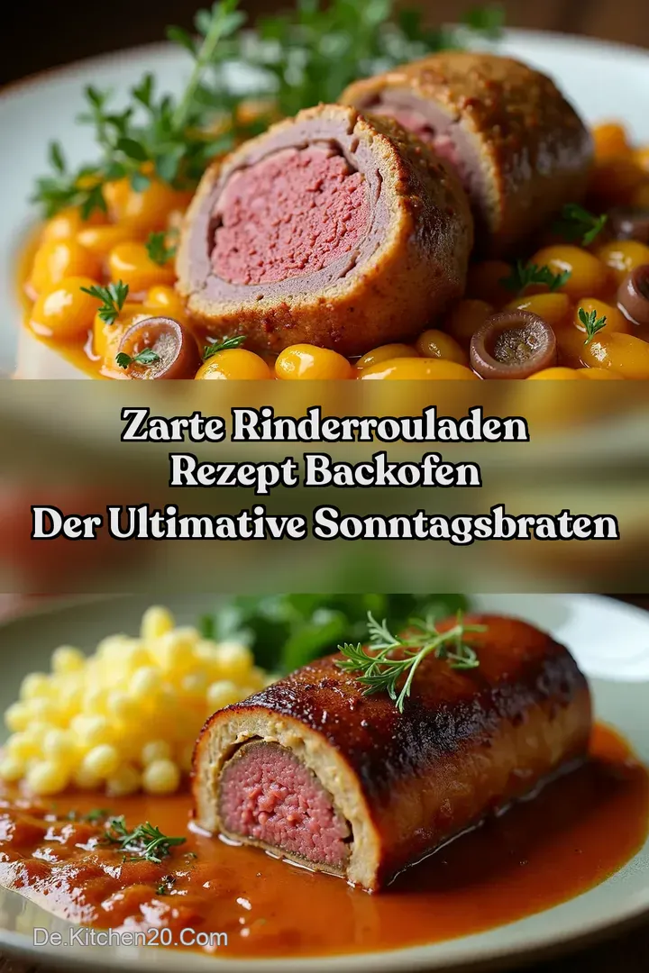 Zarte Rinderrouladen Rezept Backofen Der ultimative Sonntagsbraten