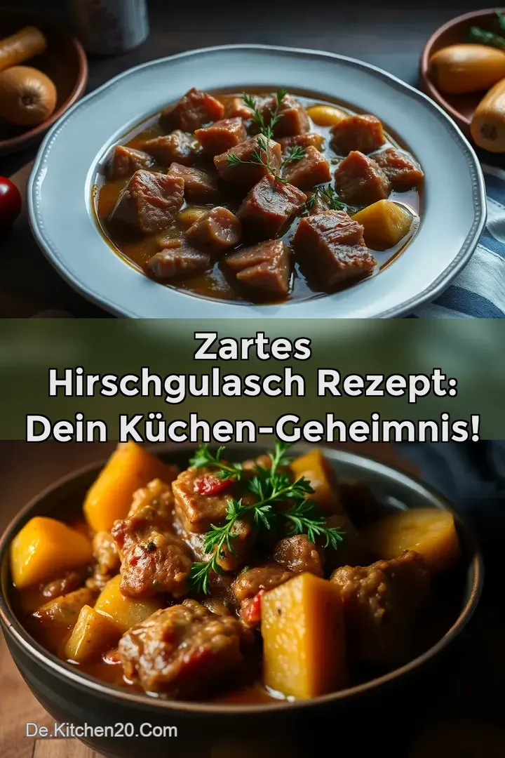 Zartes Hirschgulasch Rezept: Dein K&uuml;chen-Geheimnis!
