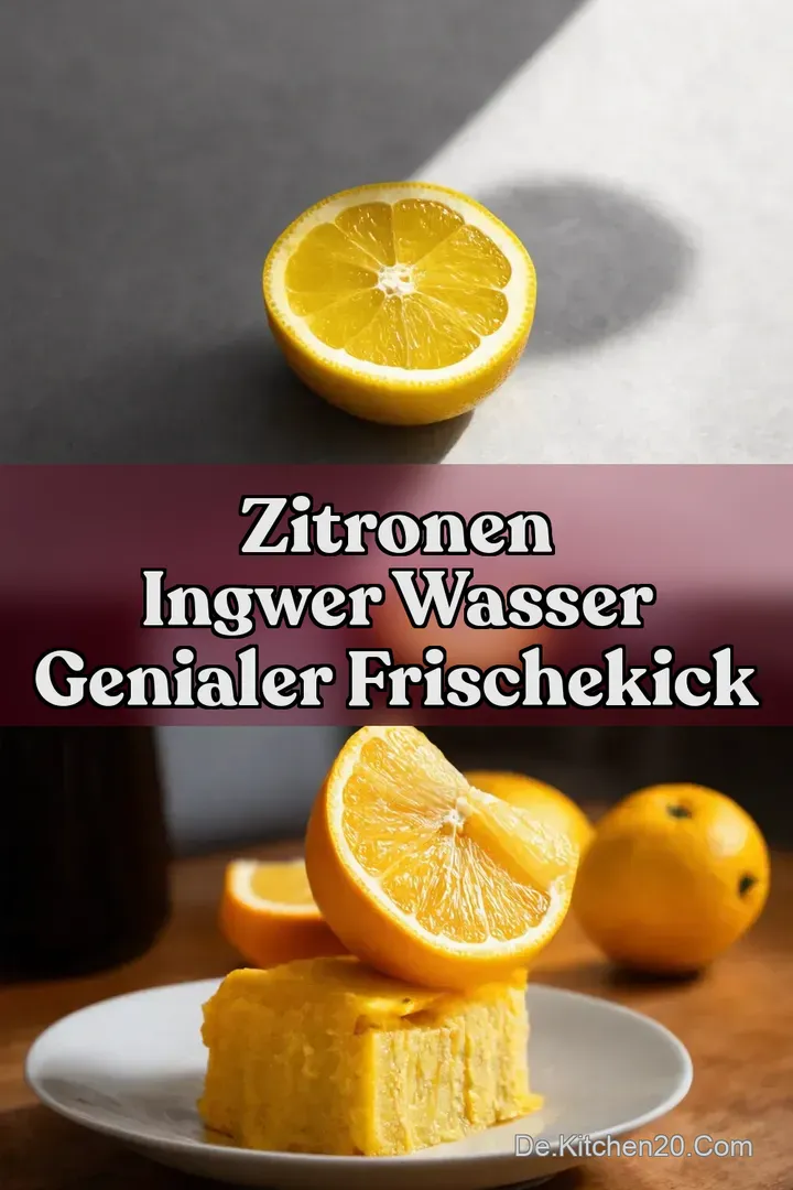 Zitronen Ingwer Wasser Genialer FrischeKick