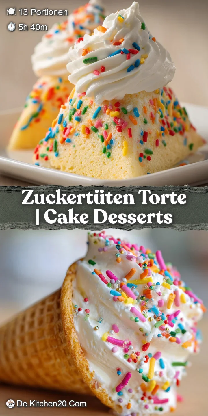 Nahaufnahme von fluffiger, heller Cremeschicht mit leuchtend bunten Streuseln und einer samtigen, weichen Textur.