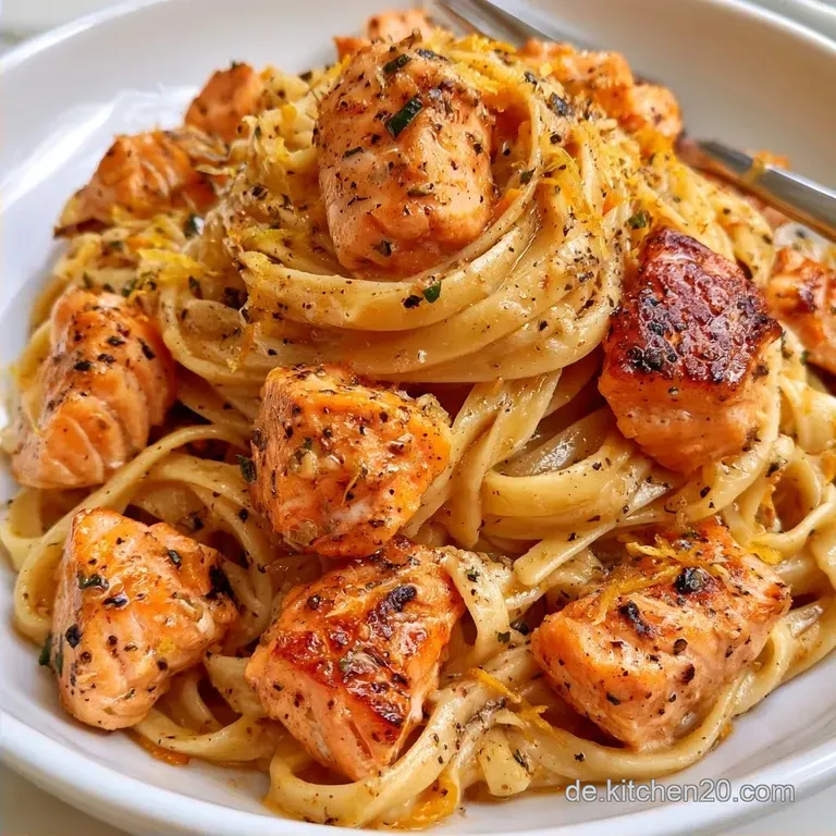 30MinutenPasta mit Lachs und Wei&szlig;wein