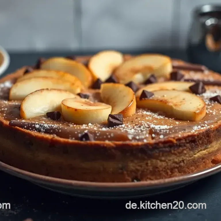 Apfel-Schoko-Kuchen mit Herz &ndash; Ein Hochgenuss f&uuml;r jeden Anlass!