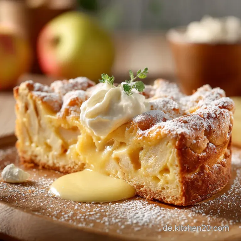 Apfelkuchen mit Vanillepudding: Omas bestes Rezept mit Streuseln